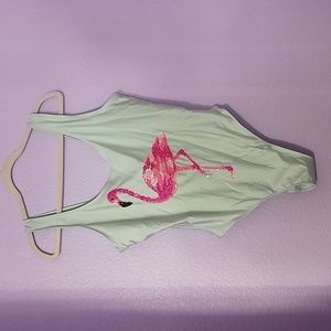 Forever 21 NWOT Flamingo Bathing Suit, Size 2X